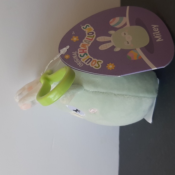 Squishmallows Miley Llama Clip-On Green 3.5" Bunny Ears Plush Stuffed Animal Toy - Picture 3 of 11